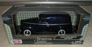 Motor Max American Classics Premium Die Cast Coll. 1940 Ford Sedan Delivery NIB